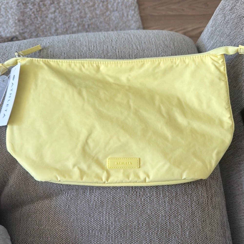 Athleta Yellow Cosmetic Bag